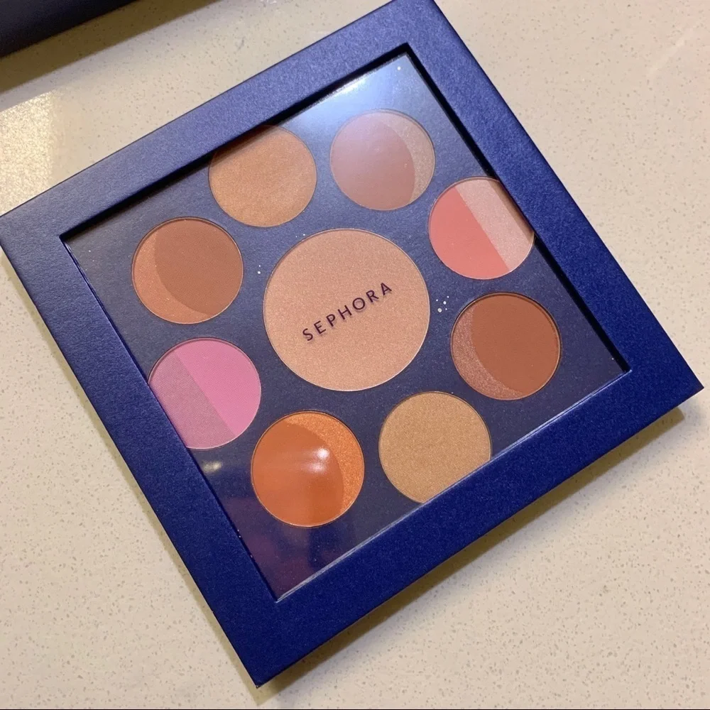 ๐ Sephora Moon Phase Face Blush Highlighter Bronzer Palette - Picture 5 of 6